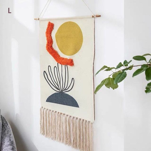 Modern Textured Wall Hanging Rug