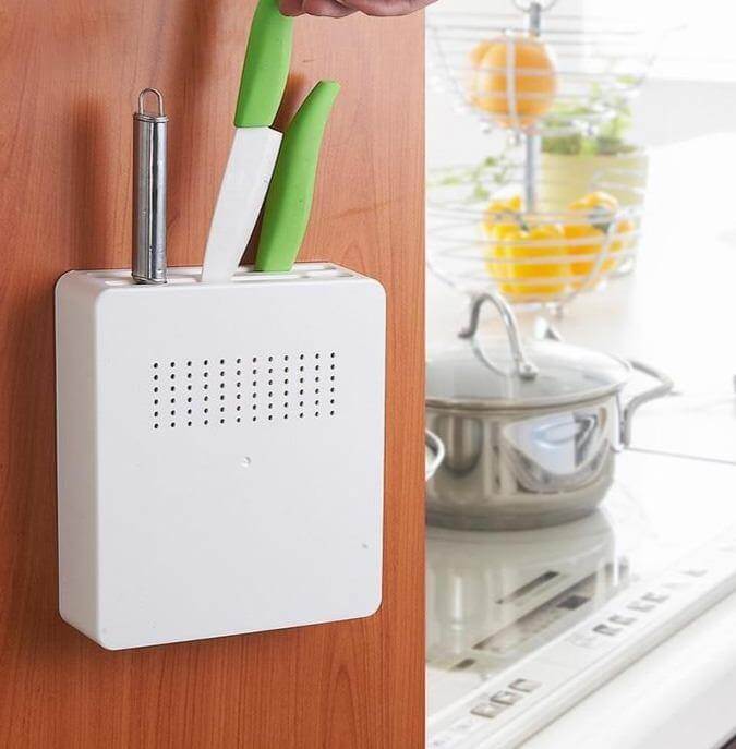 Space Saving Kitchen Knife Storage Block