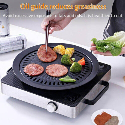 Compact Korean Style BBQ Grill Skillet