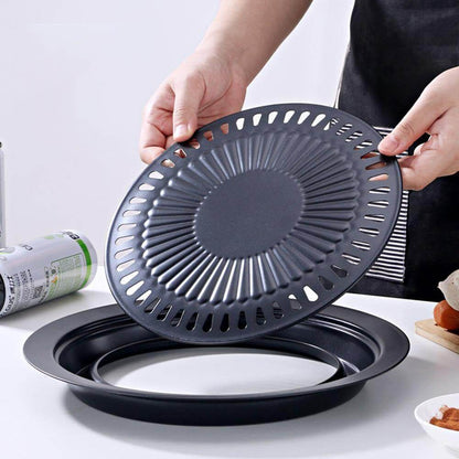 Compact Korean Style BBQ Grill Skillet