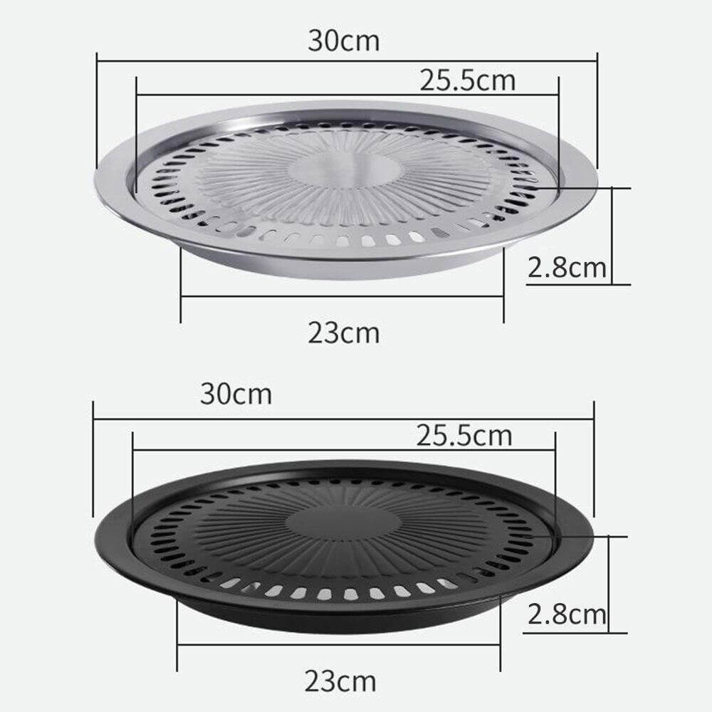 Compact Korean Style BBQ Grill Skillet