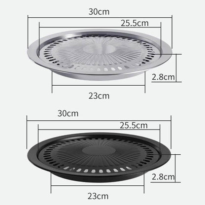 Compact Korean Style BBQ Grill Skillet