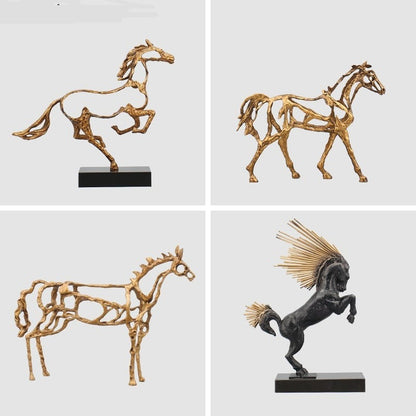 Simple Modern Horse Statue Decor Figurine