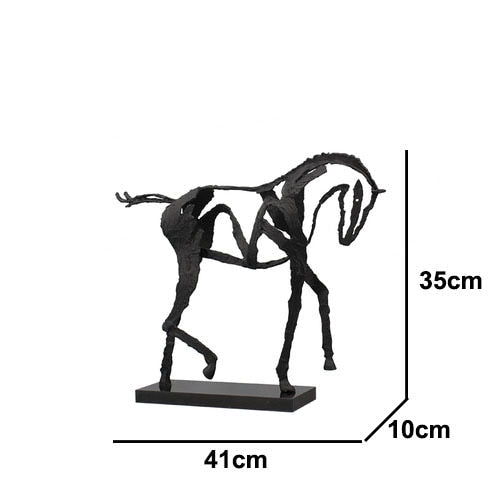 Simple Modern Horse Statue Decor Figurine