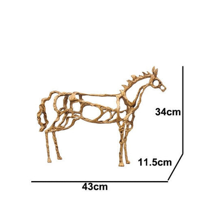 Simple Modern Horse Statue Decor Figurine