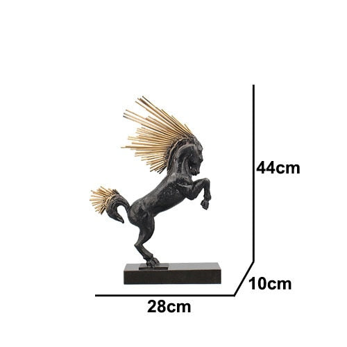 Simple Modern Horse Statue Decor Figurine