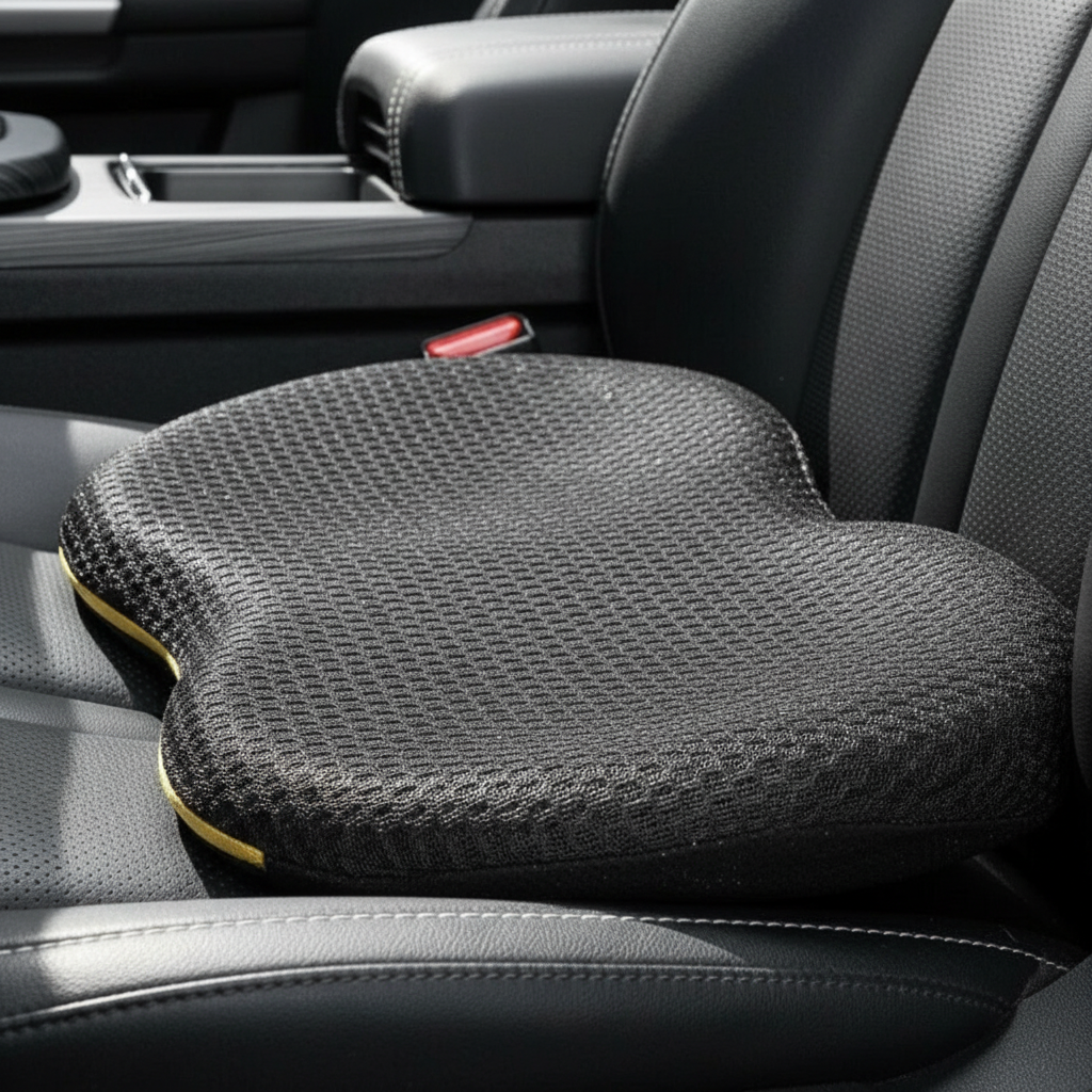 Ergonomic Car Seat Cushion – Height Boost and Comfort Support