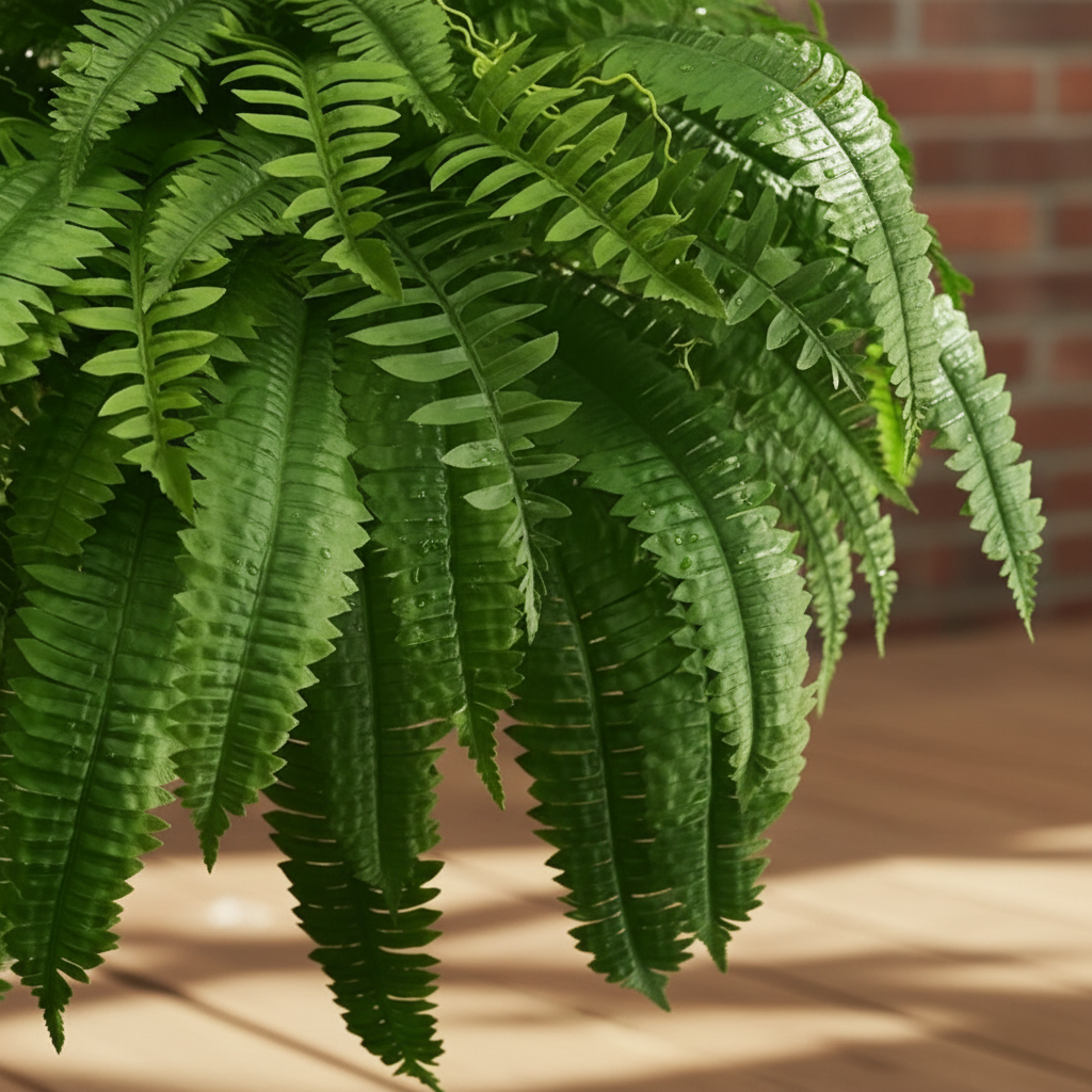 UV Resistant Lifelike Artificial Boston Fern