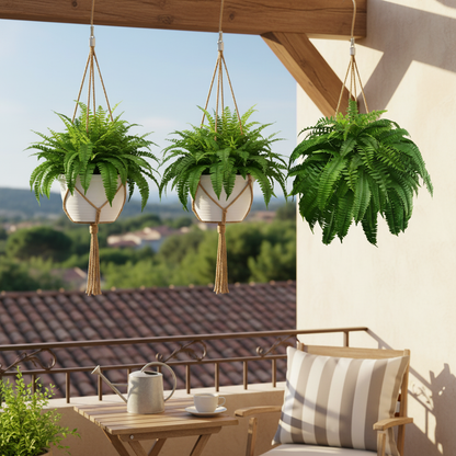 UV Resistant Lifelike Artificial Boston Fern