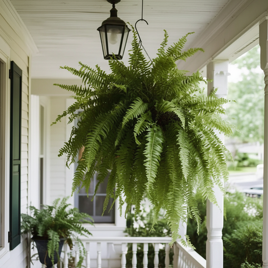 UV Resistant Lifelike Artificial Boston Fern