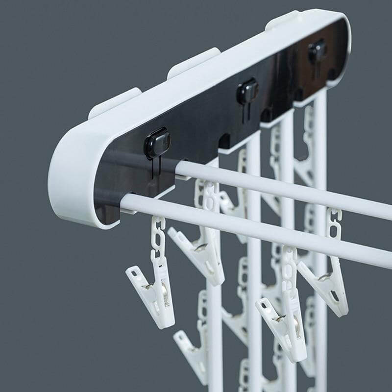 Space-Saving Foldable Sock Drying Rack Organizer