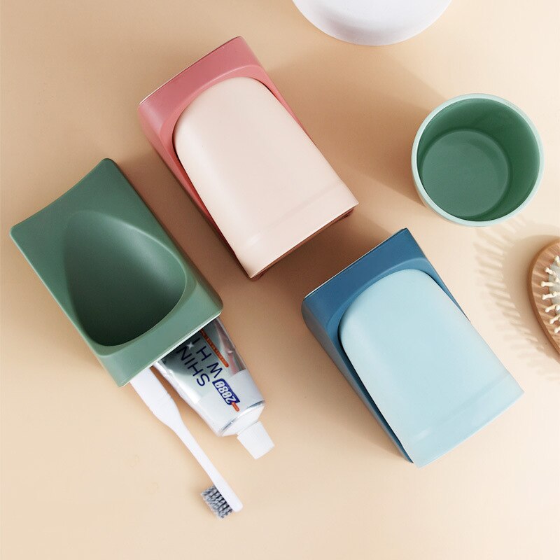 Strong Adhesive Bathroom Toothbrush Organizer