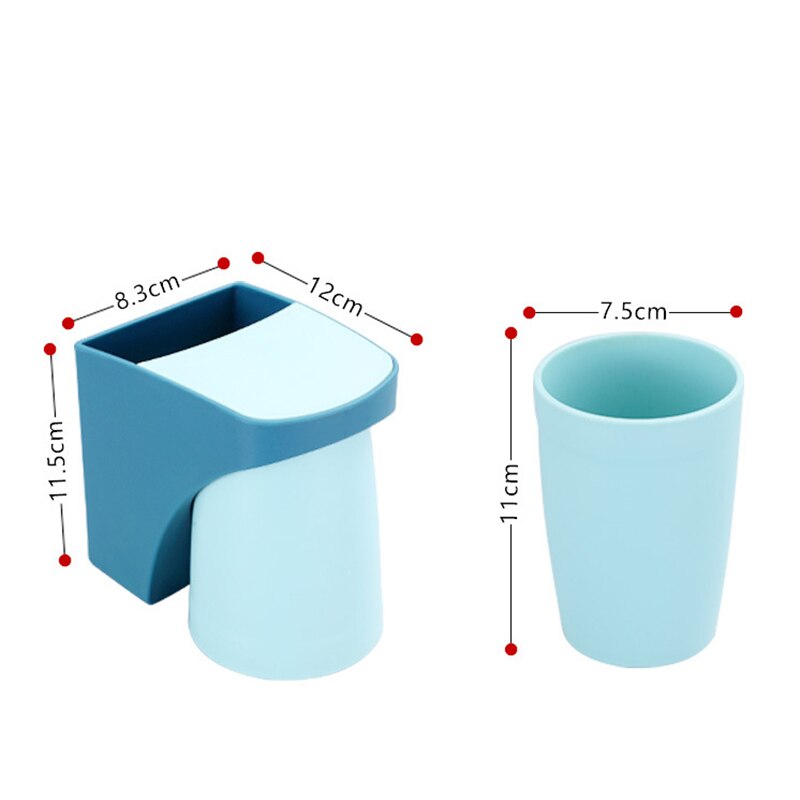 Strong Adhesive Bathroom Toothbrush Organizer