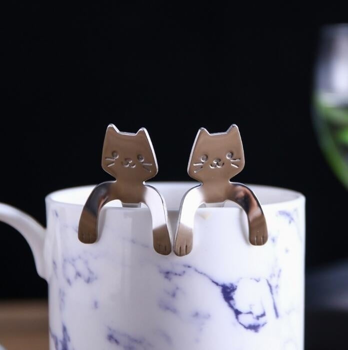 Adorable Kitty Tea Spoon Set