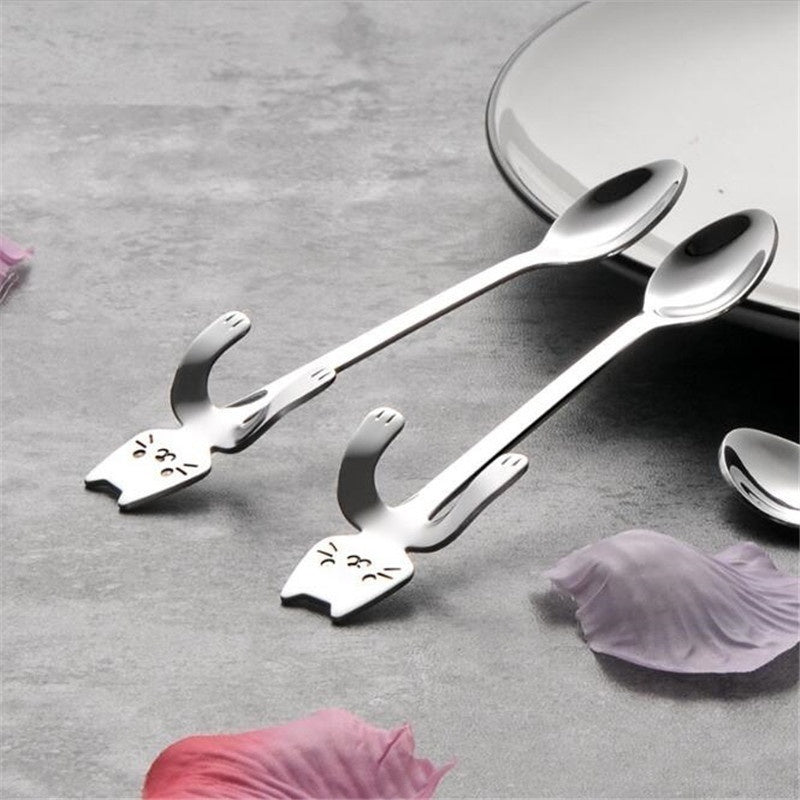 Adorable Kitty Tea Spoon Set