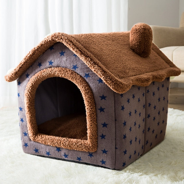 Comfy Fleece Soft Pet Bed House - Yeezlab
