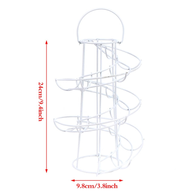 Unique Spiral Egg Holder Storage Rack - Yeezlab