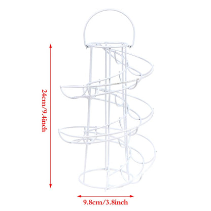 Unique Spiral Egg Holder Storage Rack - Yeezlab