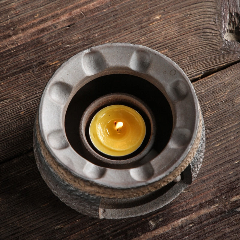 Retro Style Ceramic Teapot Cozy Holder