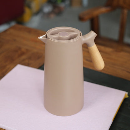 Sleek Black Insulated Tea Infuser Bottle