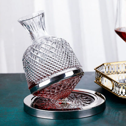 Luxury Clear Swirling Wine Decanter - Yeezlab