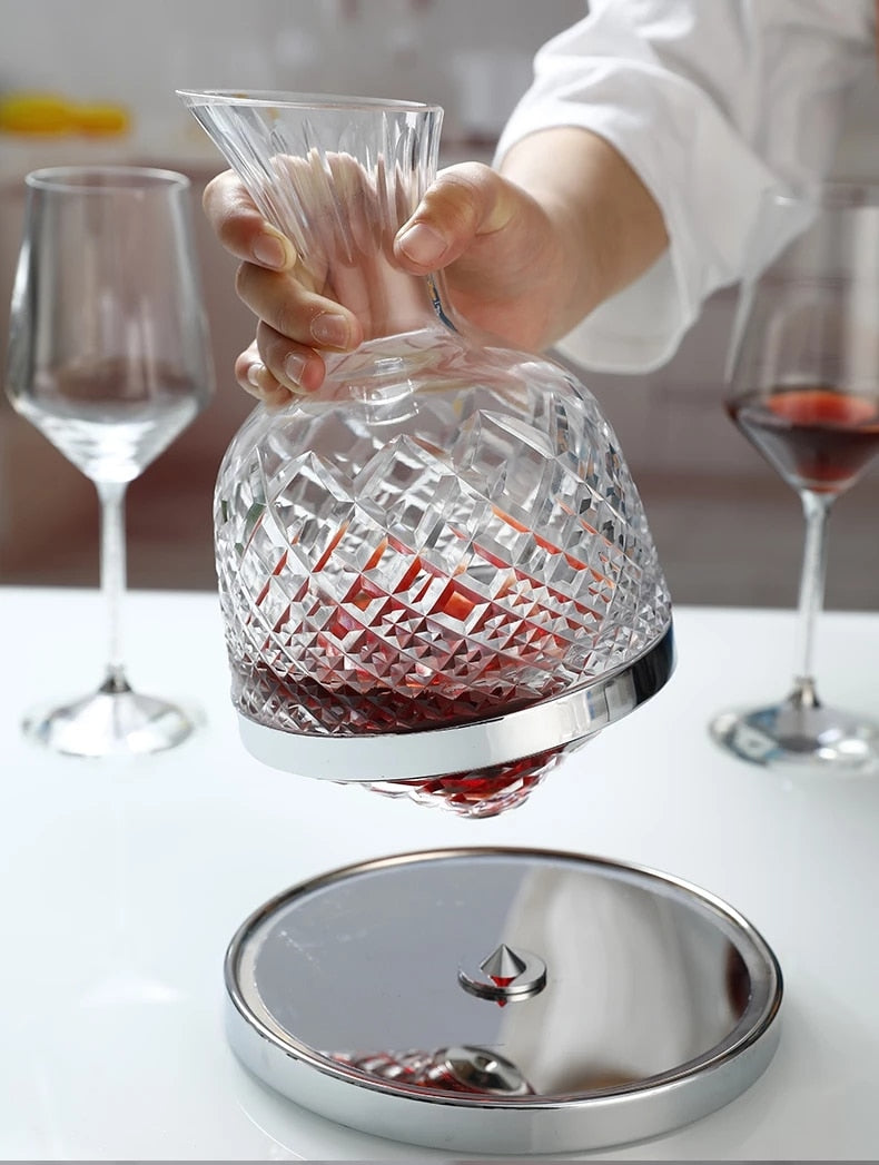 Luxury Clear Swirling Wine Decanter