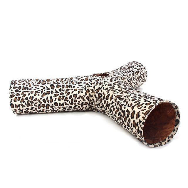Fun Leopard Cat Play Tunnel - Yeezlab