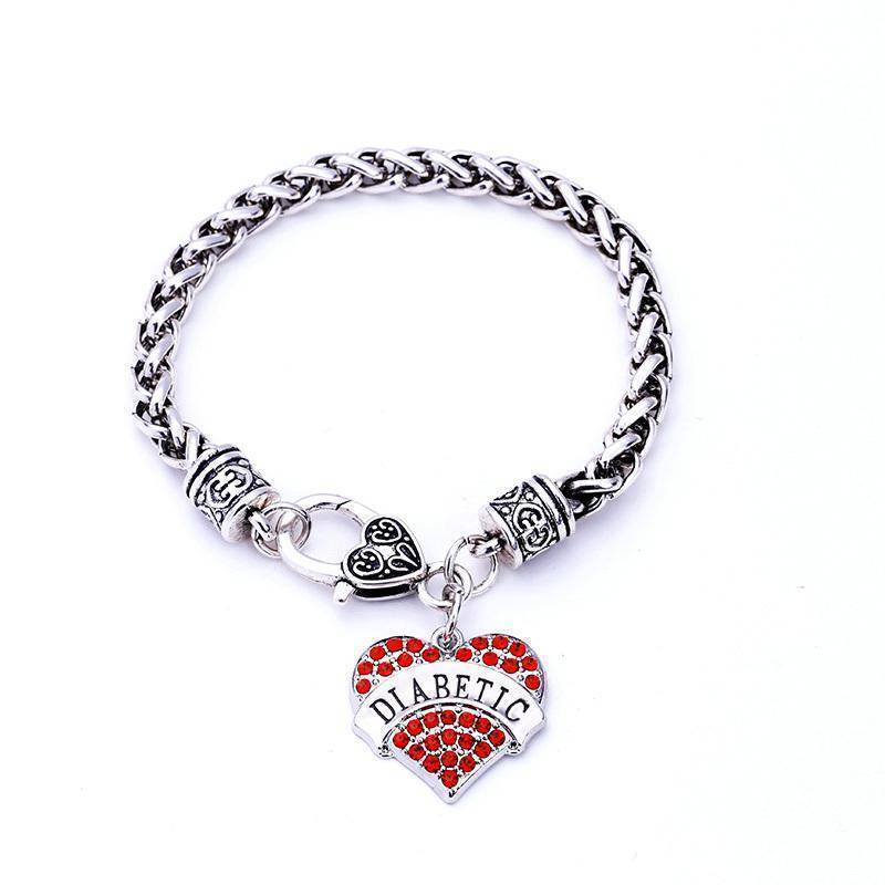 Stylish Medical Alert ID Bracelet for Women with Diabetes