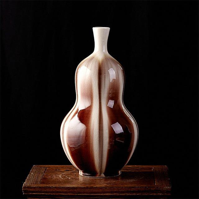 Traditional Chinese Crackled Porcelain Vase