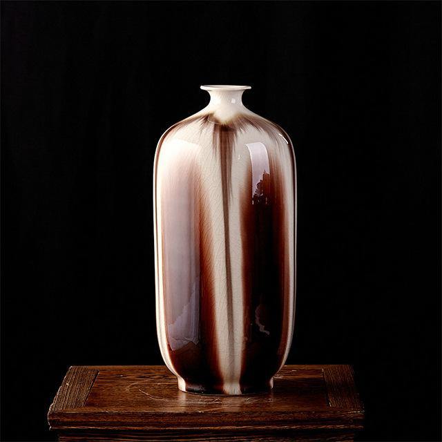 Traditional Chinese Crackled Porcelain Vase