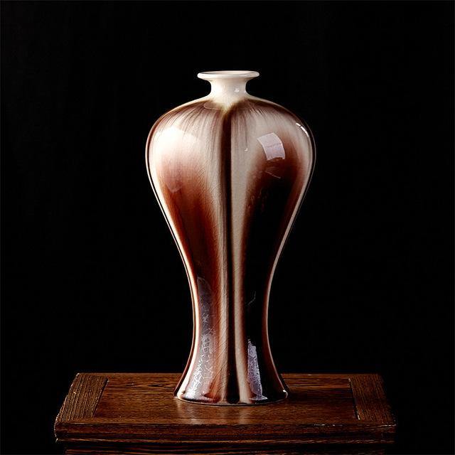 Traditional Chinese Crackled Porcelain Vase
