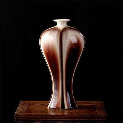 Traditional Chinese Crackled Porcelain Vase