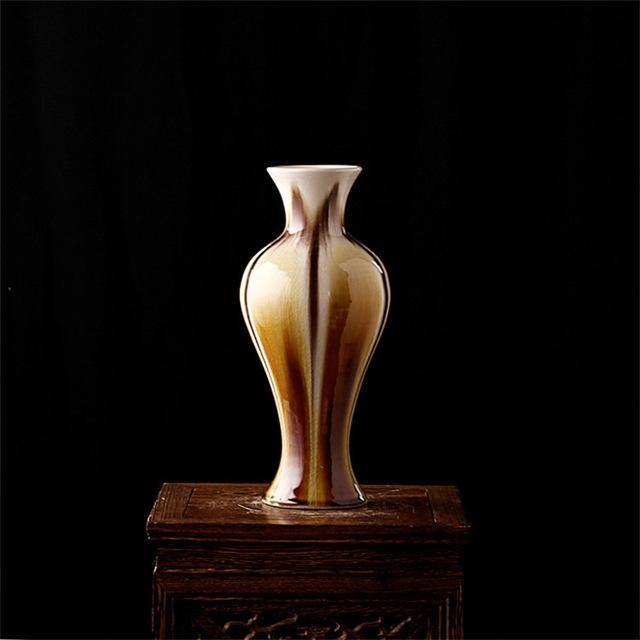 Traditional Chinese Crackled Porcelain Vase