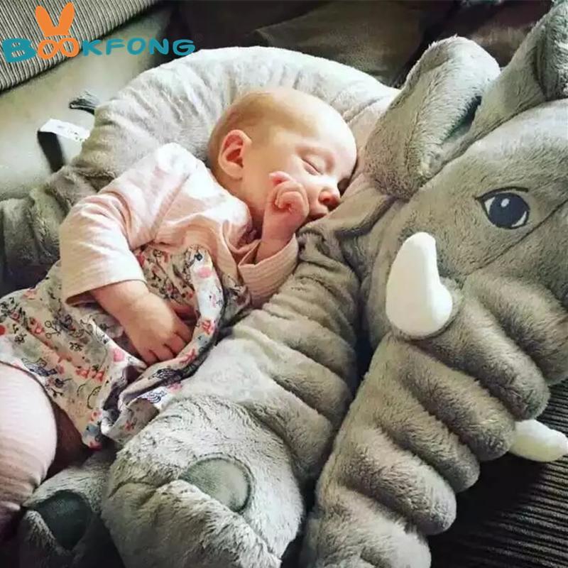 Cuddly Soft Elephant Toy Pillow
