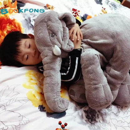 Cuddly Soft Elephant Toy Pillow