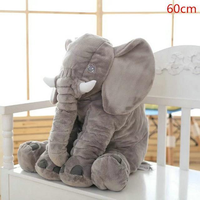 Cuddly Soft Elephant Toy Pillow