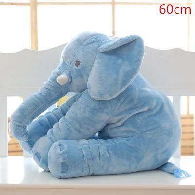 Cuddly Soft Elephant Toy Pillow