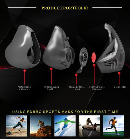 High Altitude Training Fitness Mask For Endurance Workout