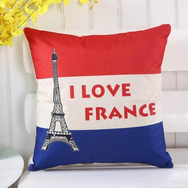 Trendy Map Printed Pillow Covers