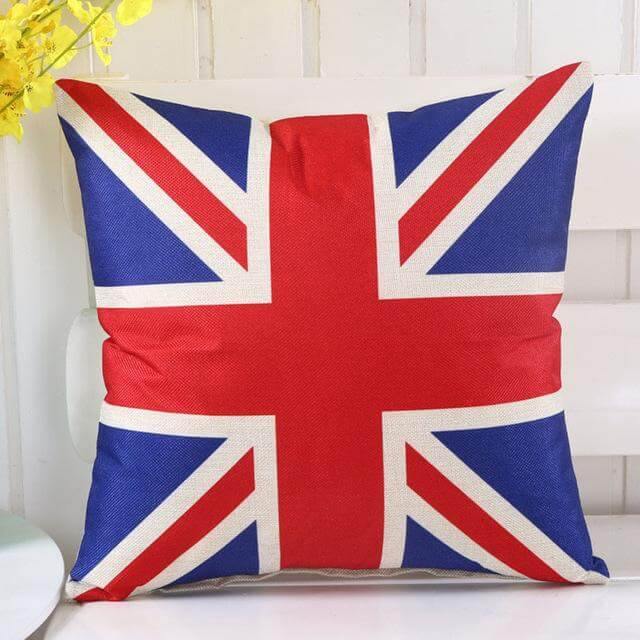 Trendy Map Printed Pillow Covers