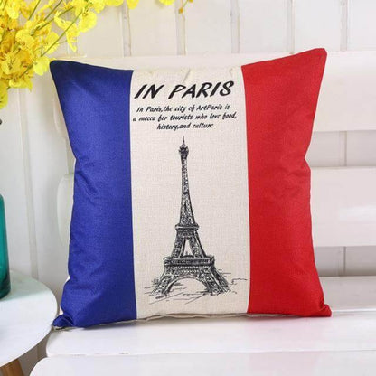 Trendy Map Printed Pillow Covers