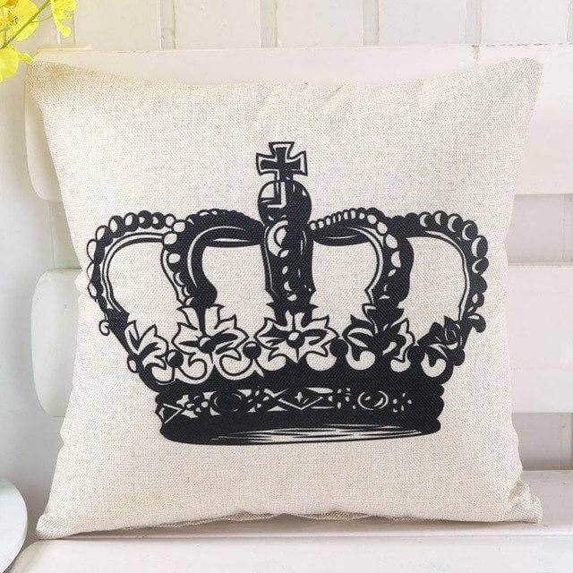 Trendy Map Printed Pillow Covers