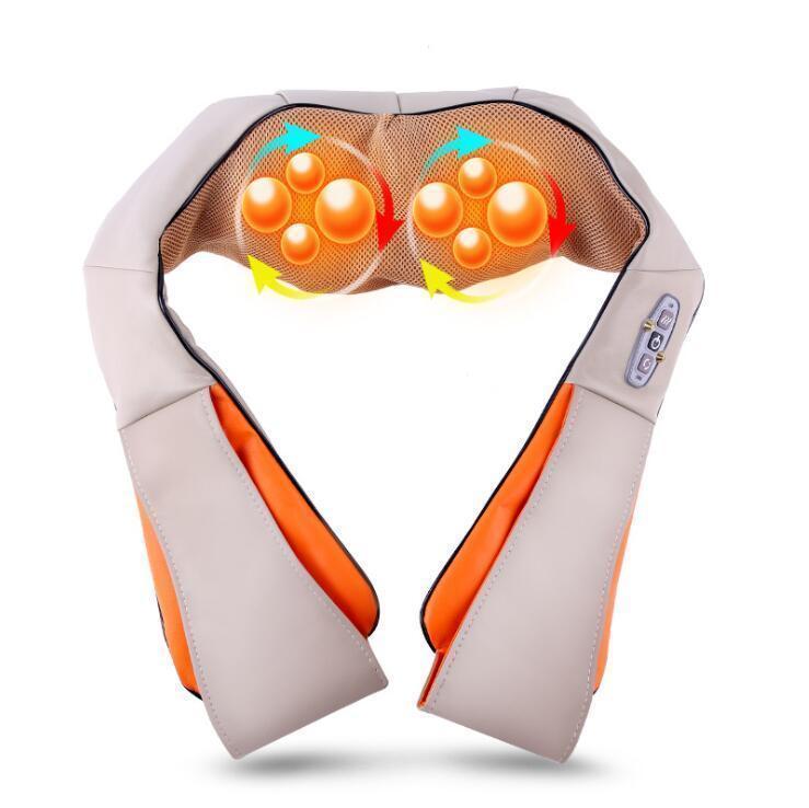Heated U-Shaped Neck and Back Massage Cushion - Yeezlab