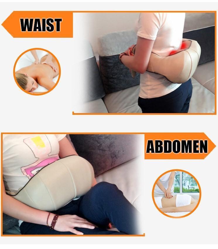 Heated U-Shaped Neck and Back Massage Cushion