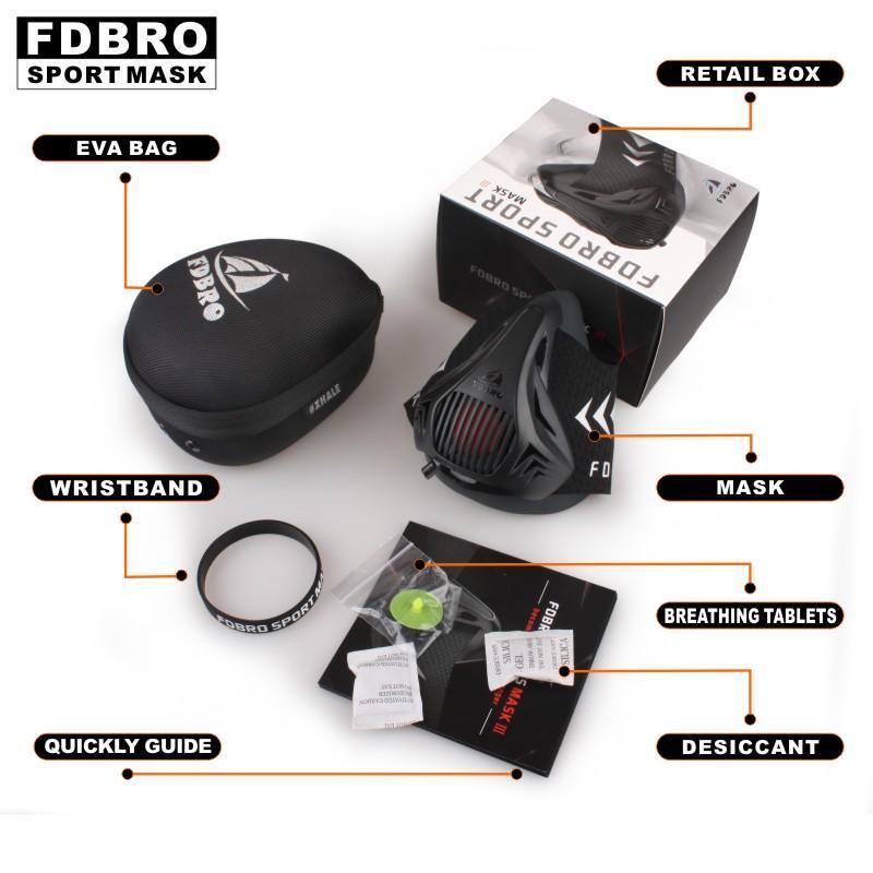 High Altitude Training Fitness Mask For Endurance Workout