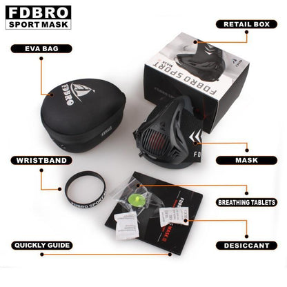 High Altitude Training Fitness Mask For Endurance Workout