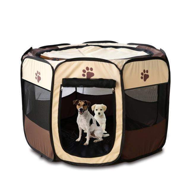 Compact Collapsible Dog Playpen - Yeezlab