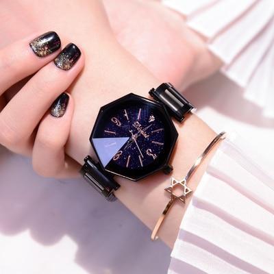 Luxury Black Swiss Quartz Fashion Women's Watch - Yeezlab
