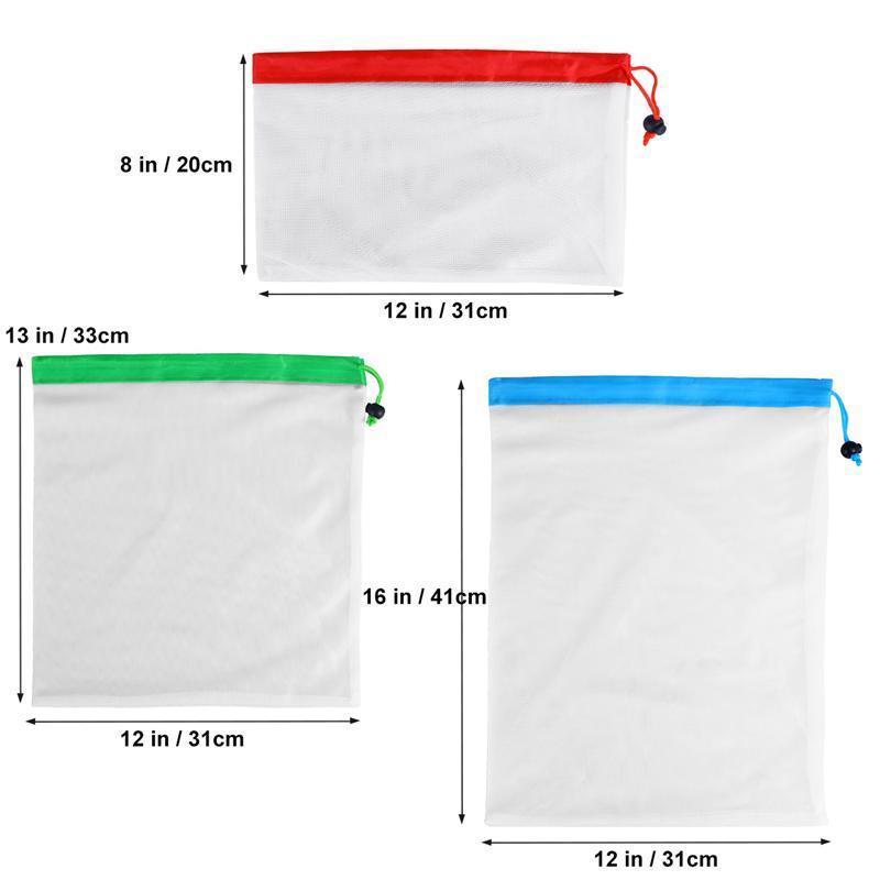 Reusable Grocery Bags 12 Pack Eco Friendly Shopping Bags