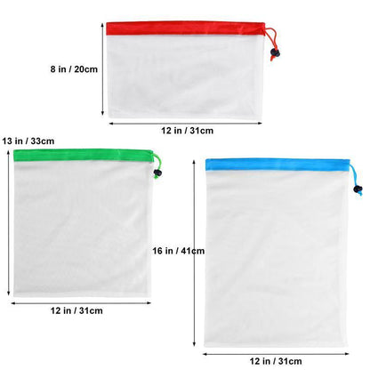 Reusable Grocery Bags 12 Pack Eco Friendly Shopping Bags